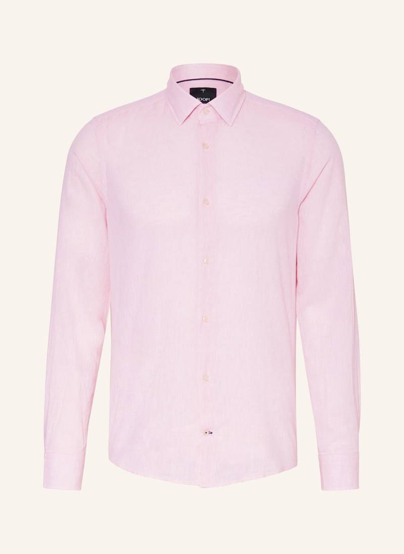 Joop! Hemd Pit Slim Fit Mit Leinen pink von Joop!