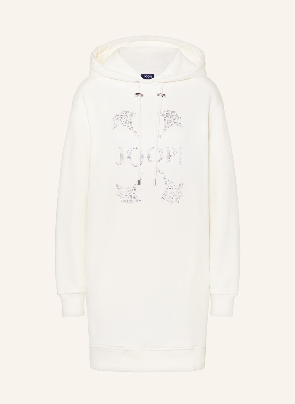 Joop! Hoodie-Kleid Mit Schmucksteinen beige von Joop!