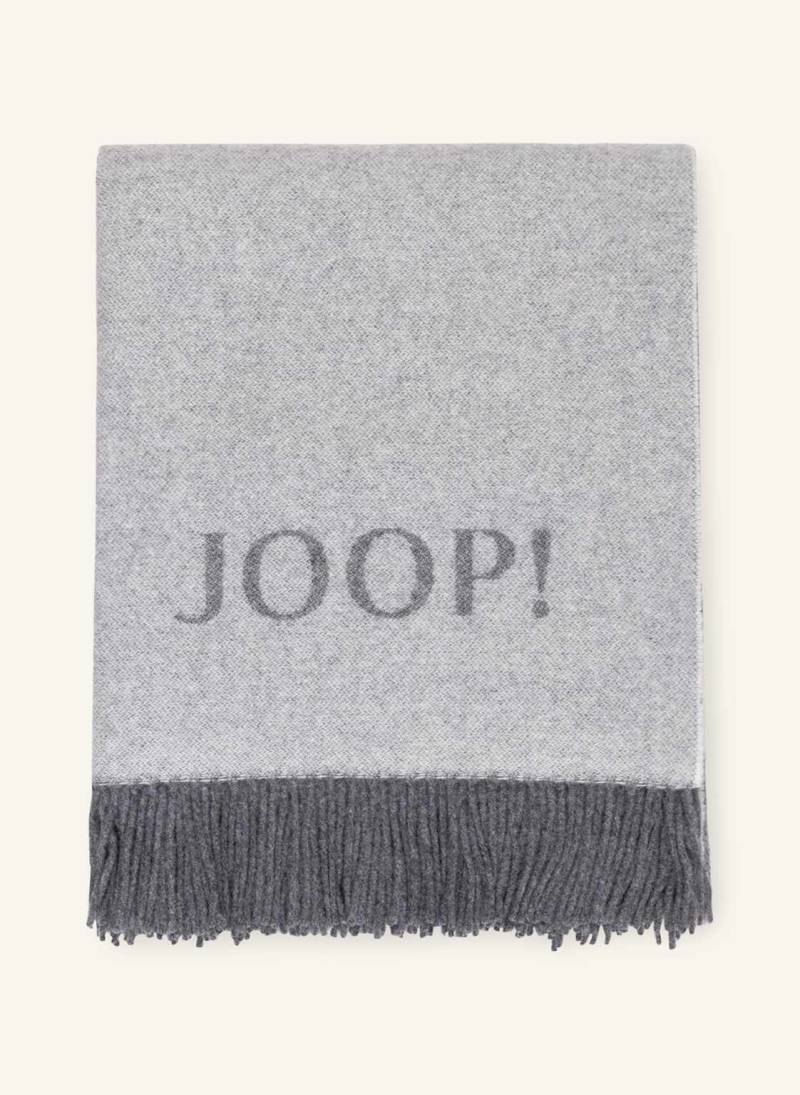 Joop! Plaid Fine Doubleface grau von Joop!