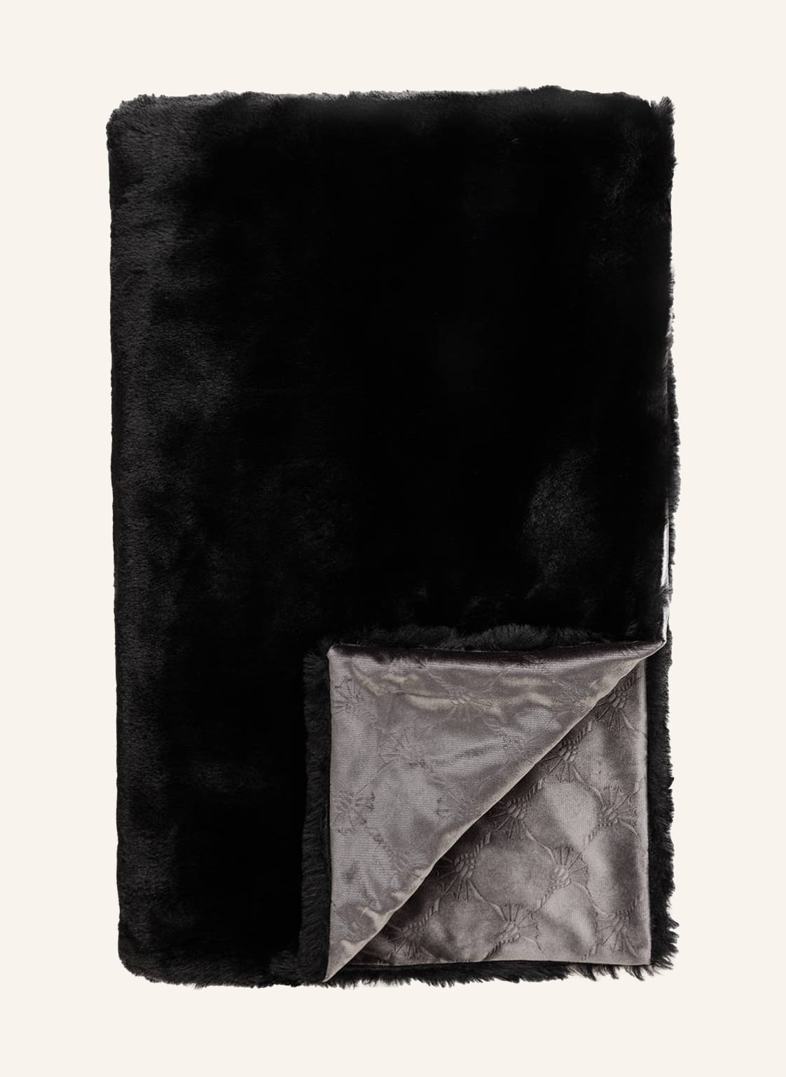 Joop! Plaid Smooth Aus Kunstfell schwarz Joop! Plaid Smooth Aus Kunstfell schwarz von Joop!