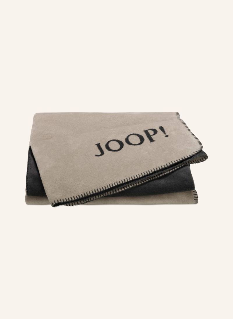 Joop! Plaid Uni Doubleface grau von Joop!