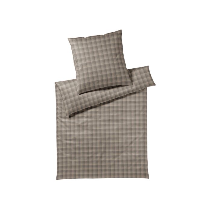 Joop! Bettwäsche Soft Checks kariert – Kissenbezug – 65x65 cm von Joop!