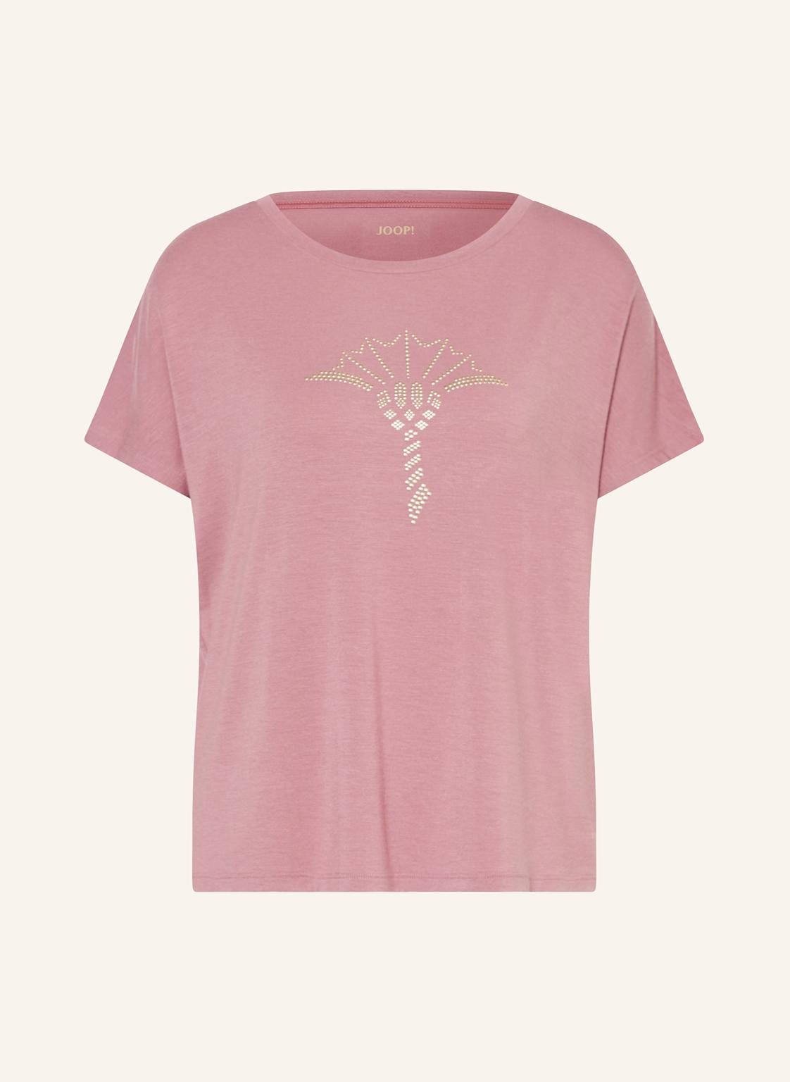 Joop! Schlafshirt Mit Schmucksteinen rosa von Joop!