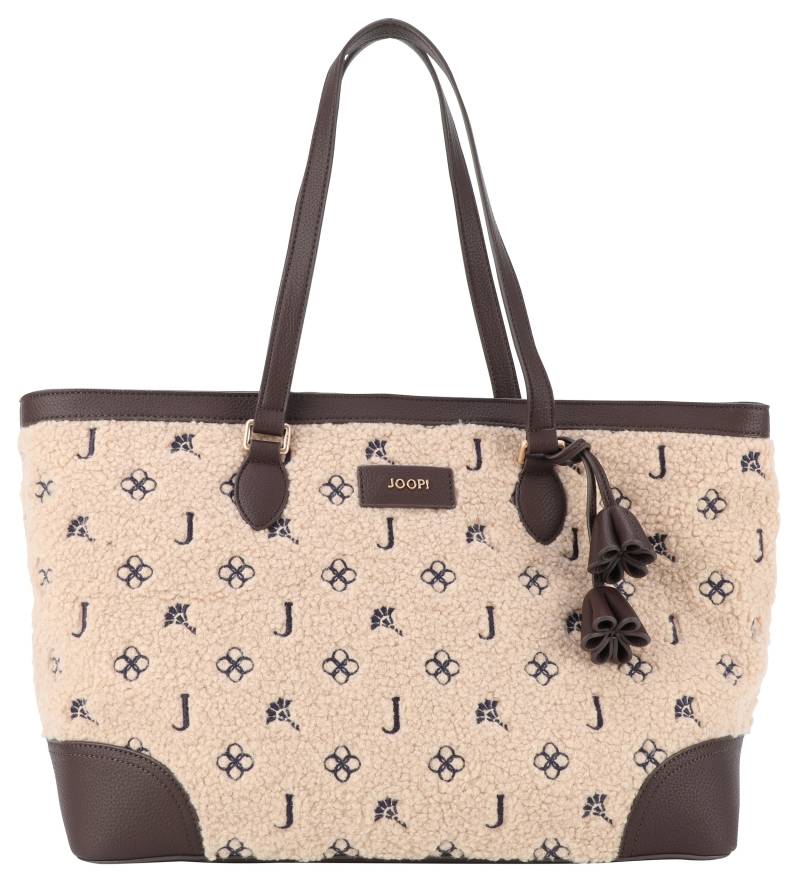 JOOP! Shopper »decoro peluche shopper lhz«, in Teddyoptik mit All-Over-Stiching von JOOP!