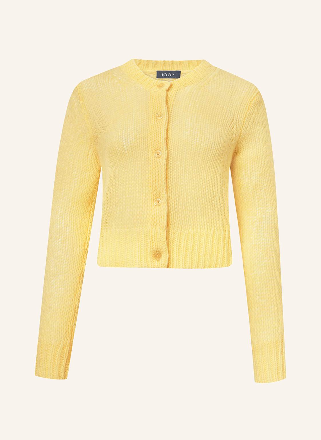 Joop! Strickjacke Kala Mit Alpaka gelb Joop! Strickjacke Kala Mit Alpaka gelb von Joop!