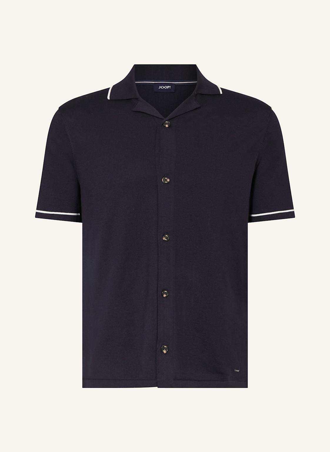 Joop! Strickhemd Kamoro Regular Fit blau Joop! Strickhemd Kamoro Regular Fit blau von Joop!