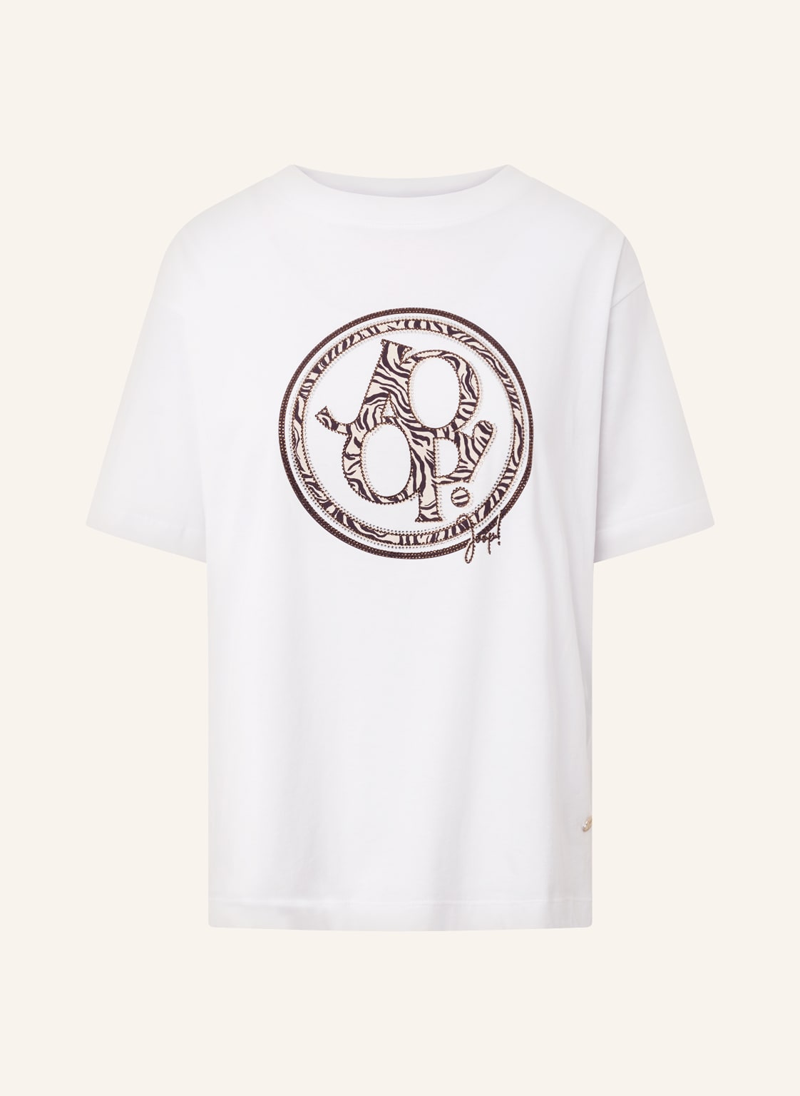 Joop! T-Shirt Mit Schmucksteinen weiss von Joop!