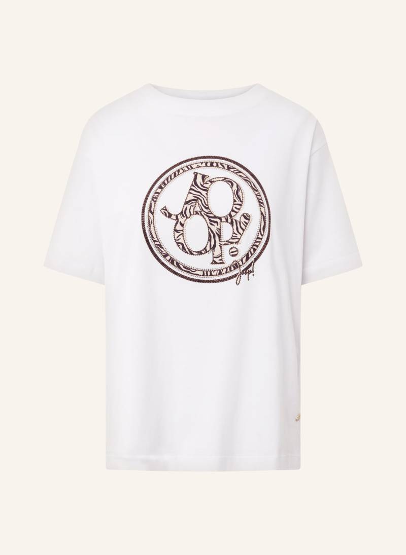 Joop! T-Shirt Mit Schmucksteinen weiss von Joop!