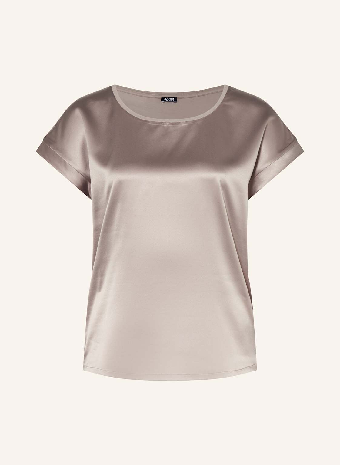 Joop! T-Shirt Taila Im Materialmix beige von Joop!