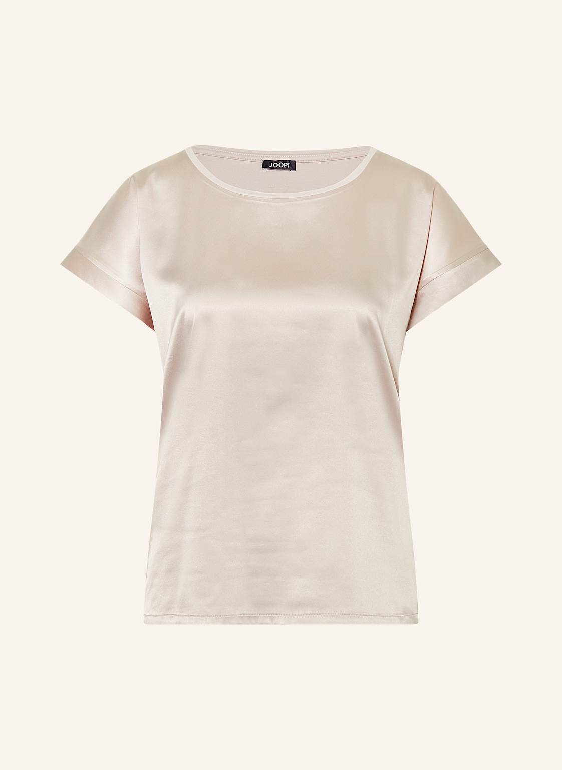 Joop! T-Shirt Taila Im Materialmix beige von Joop!