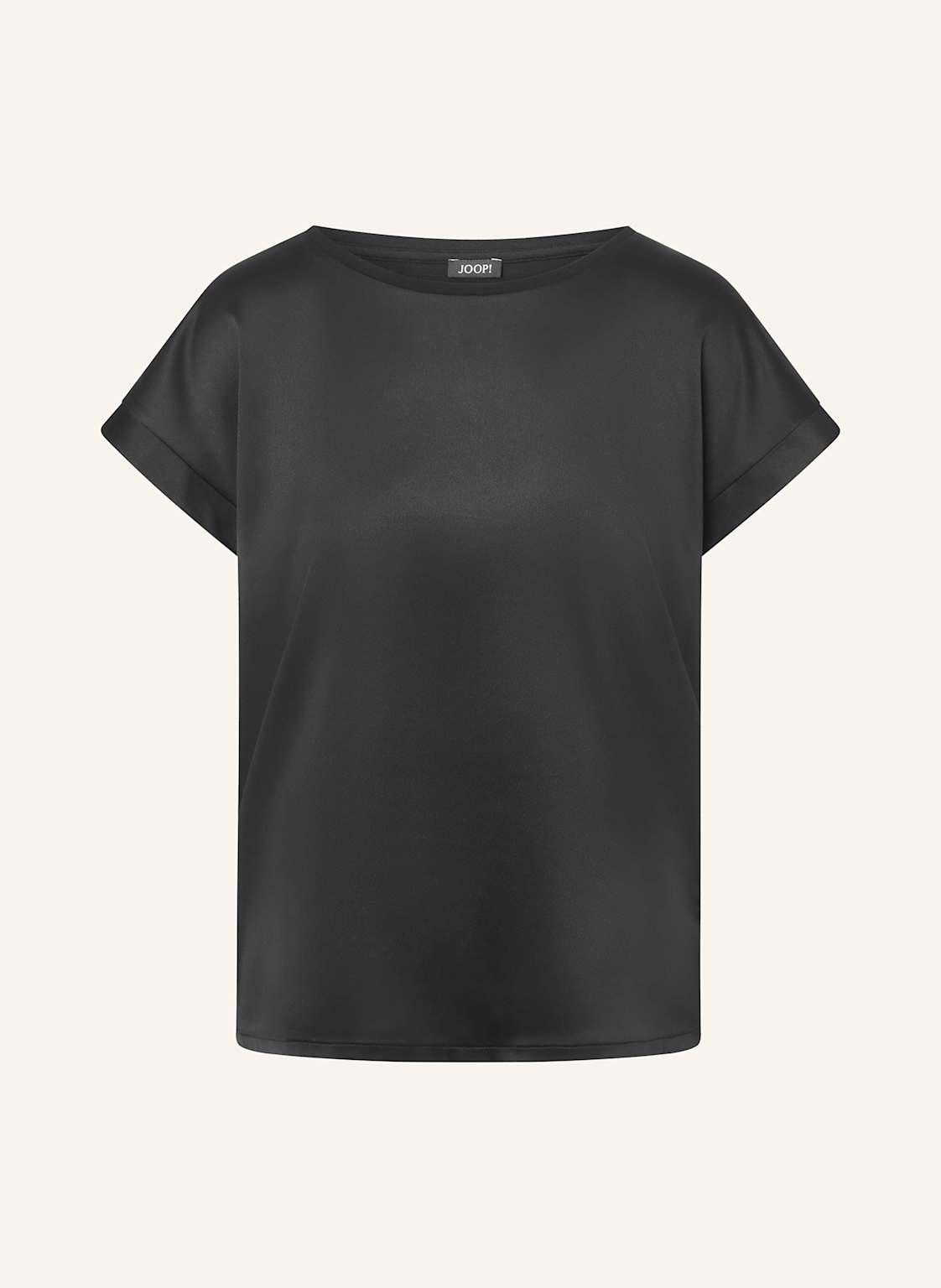 Joop! T-Shirt Taila Im Materialmix schwarz von Joop!