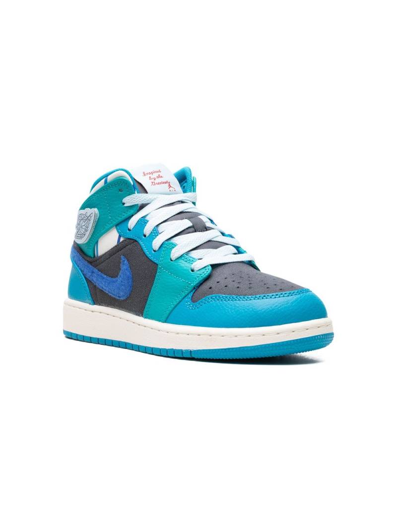 Jordan Kids Air Jordan 1 "Inspired By The Greatest" sneakers - Blue von Jordan Kids