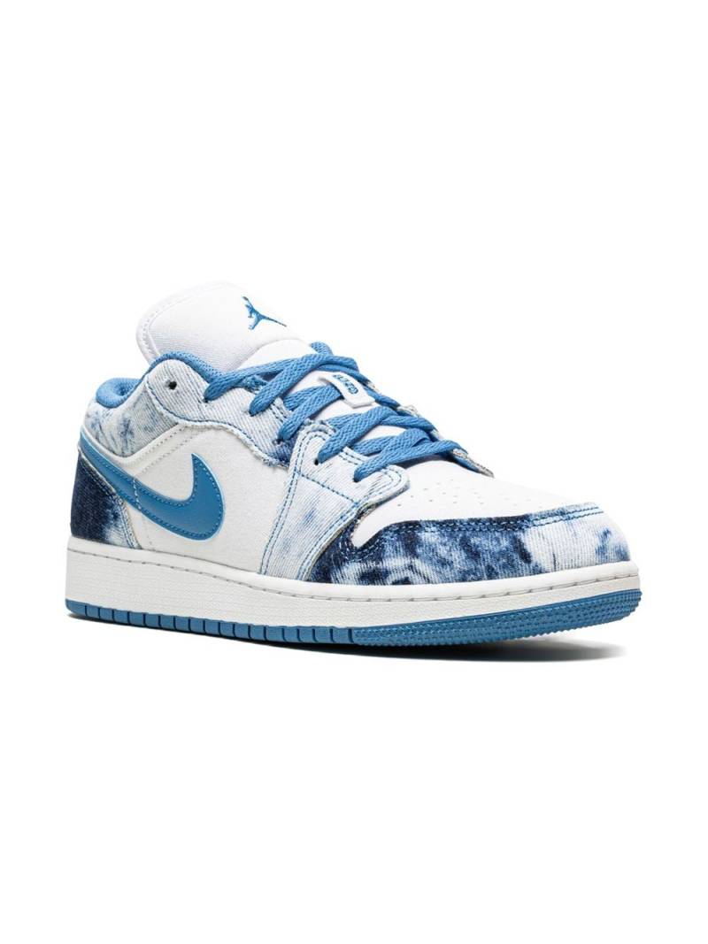 Jordan Kids Air Jordan 1 Low "Acid Wash Denim" sneakers - Blue von Jordan Kids