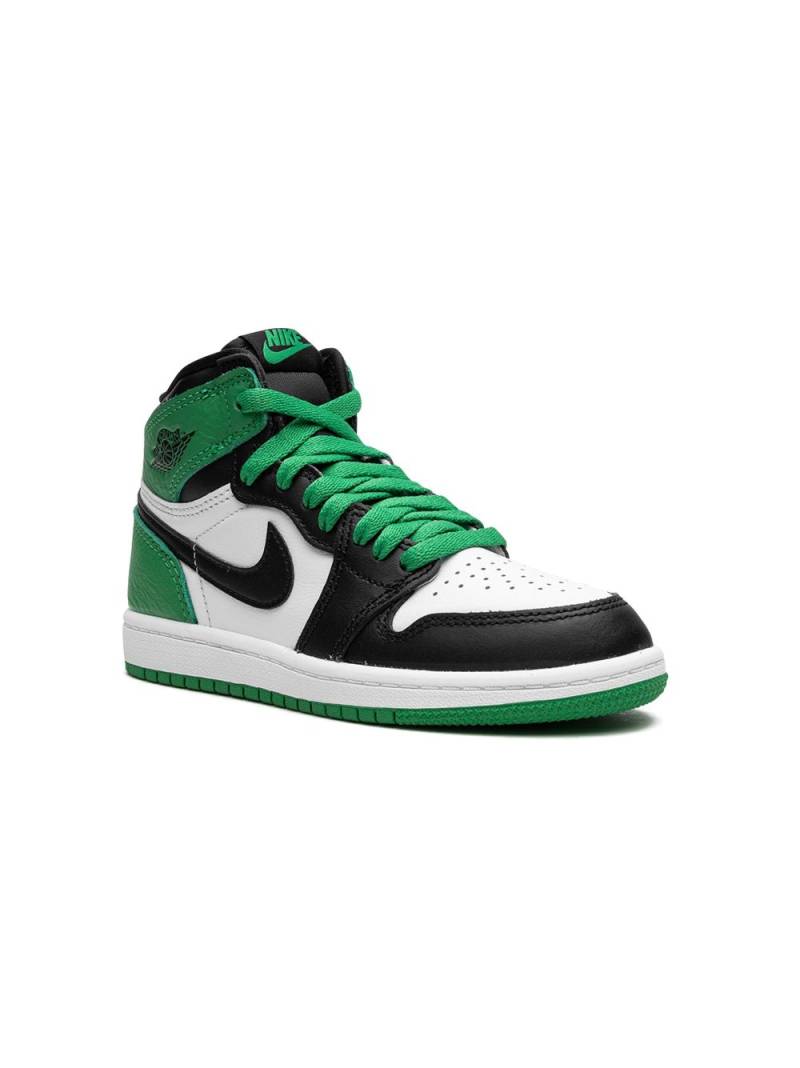 Jordan Kids Air Jordan 1 "Lucky Green" sneakers - Black von Jordan Kids