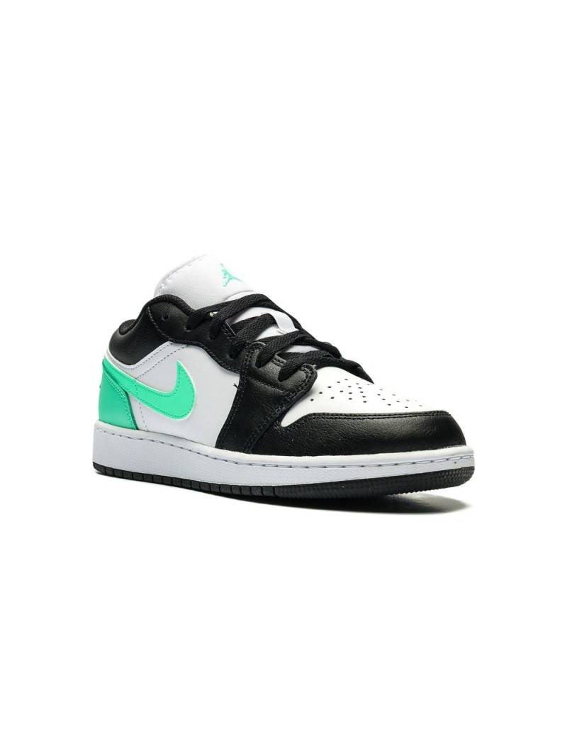 Jordan Kids Air Jordan 1 Mid "Green Glow" sneakers - White von Jordan Kids