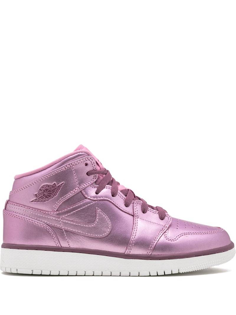 Jordan Kids Air Jordan 1 Mid "Pink Rise" sneakers von Jordan Kids