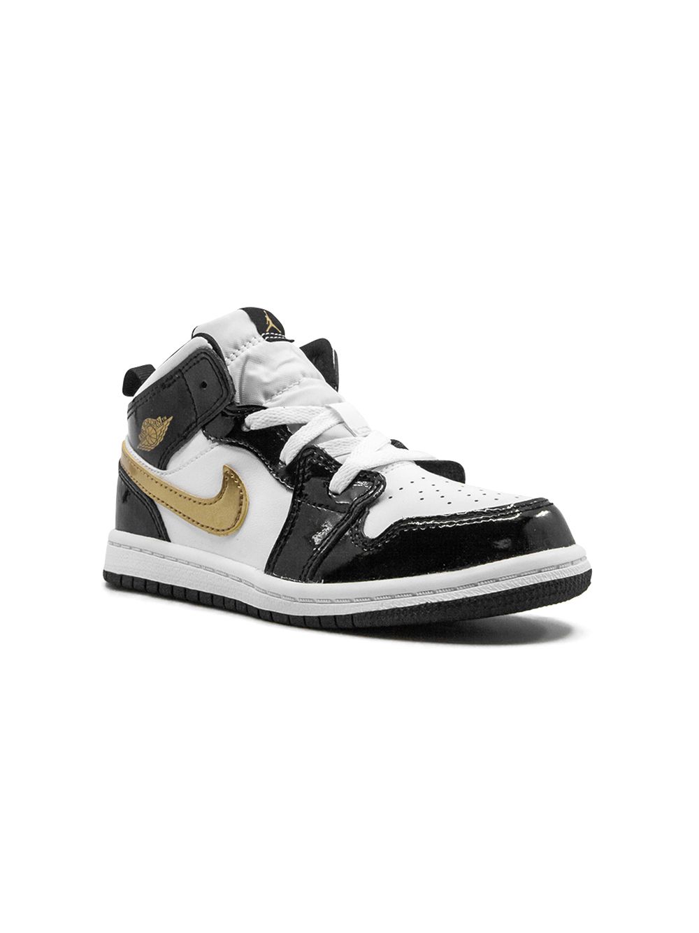 Jordan Kids Air Jordan 1 Mid SE "Black/Gold" sneakers von Jordan Kids