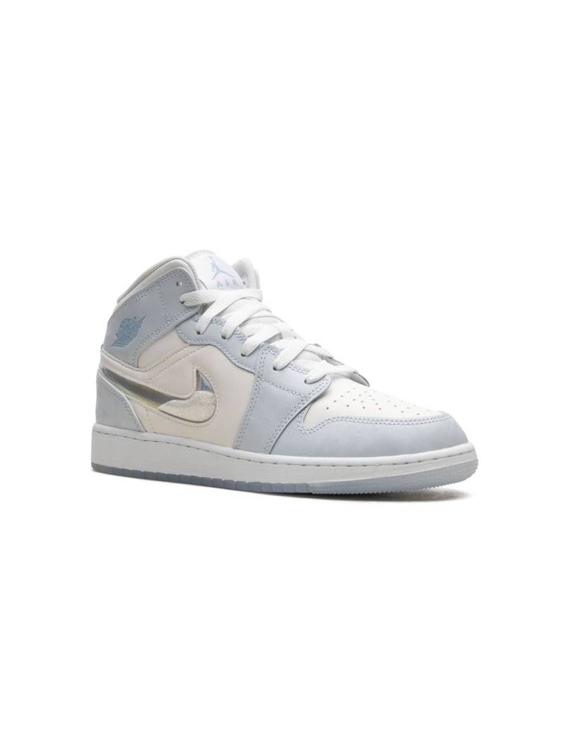 Jordan Kids Air Jordan 1 Mid SE "Glitter Swoosh" sneakers - Blue von Jordan Kids