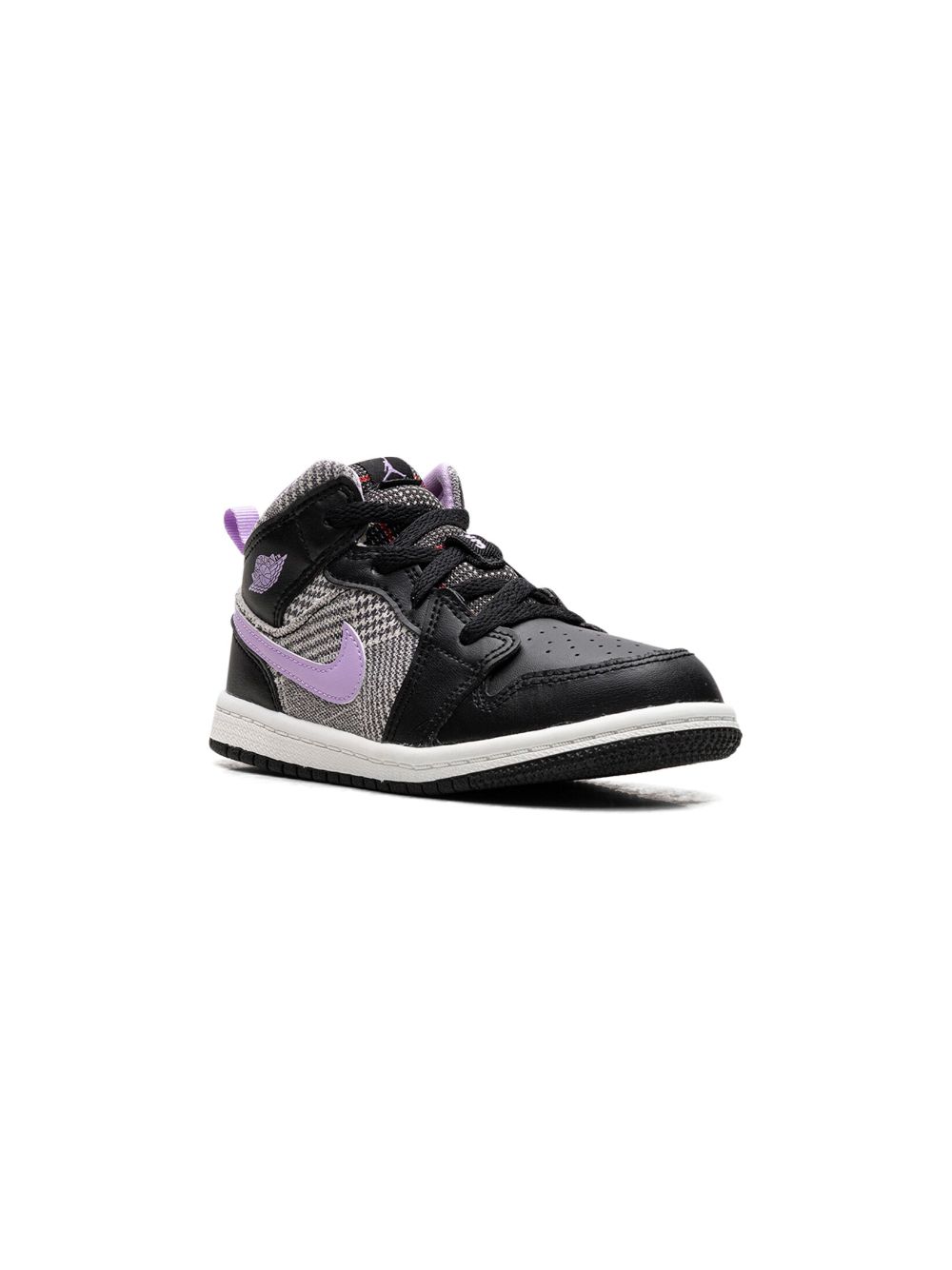 Jordan Kids Air Jordan 1 Mid SE "Houndstooth" sneakers - Black von Jordan Kids