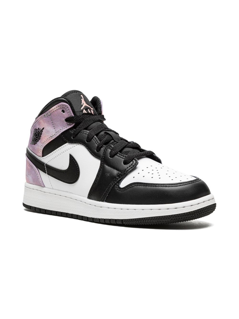 Jordan Kids Air Jordan 1 Mid SE "Tie Dye" sneakers - White von Jordan Kids