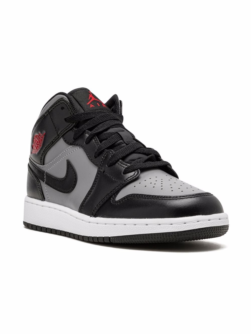 Jordan Kids Air Jordan 1 Mid "Shadow/Red" sneakers - Black von Jordan Kids