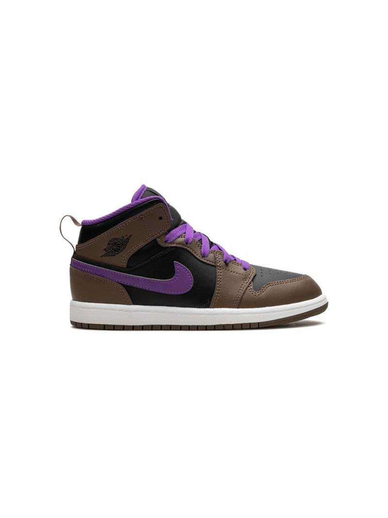 Jordan Kids Air Jordan 1 Mid "Palomino" sneakers - Black von Jordan Kids