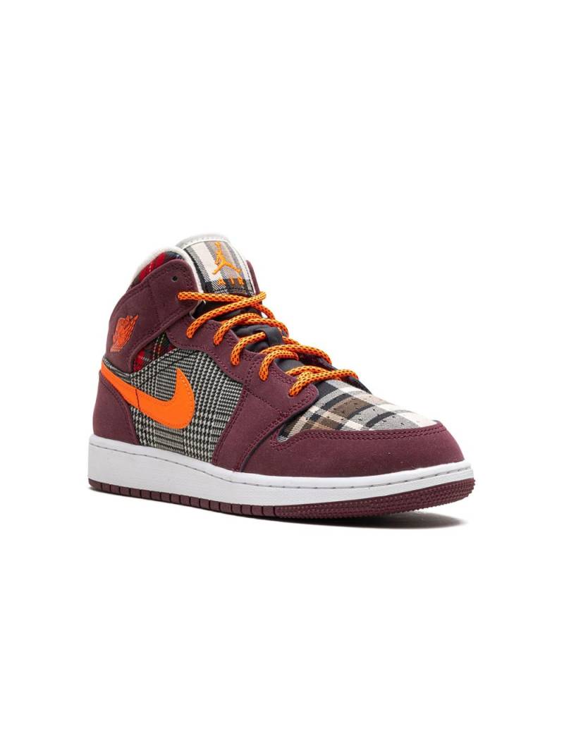 Jordan Kids Air Jordan 1 "Plaid" sneakerd - Red von Jordan Kids