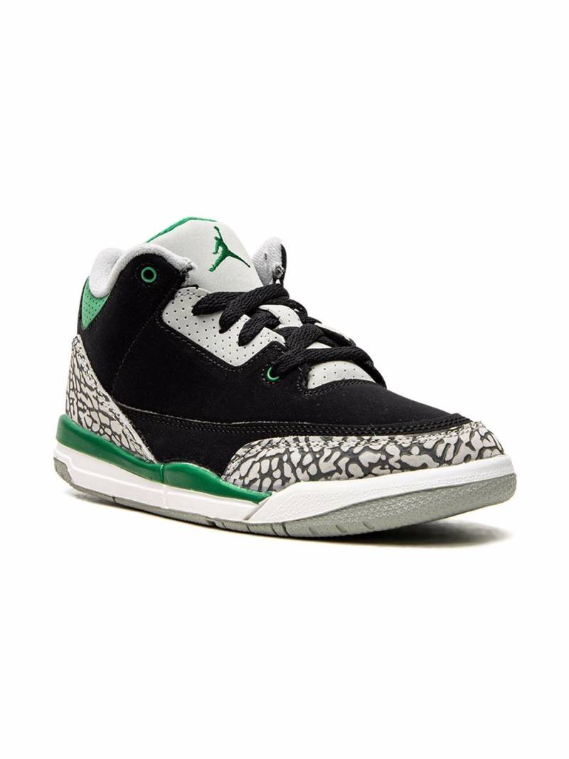 Jordan Kids Air Jordan 3 Retro "Pine Green" sneakers - Black von Jordan Kids