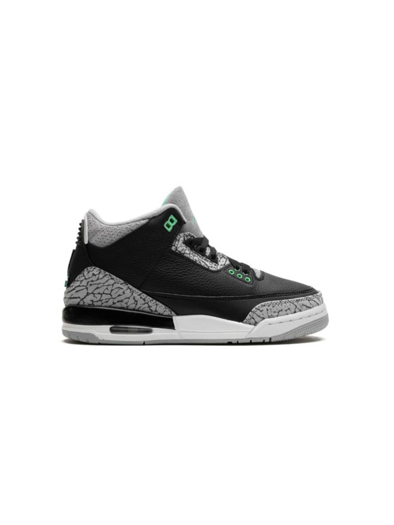 Jordan Kids Air Jordan 3 leather sneakers - Black von Jordan Kids