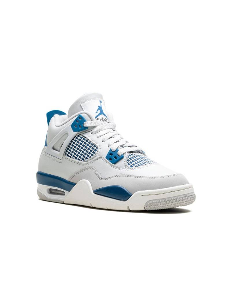 Jordan Kids Air Jordan 4 "Military Blue" sneakers - White von Jordan Kids