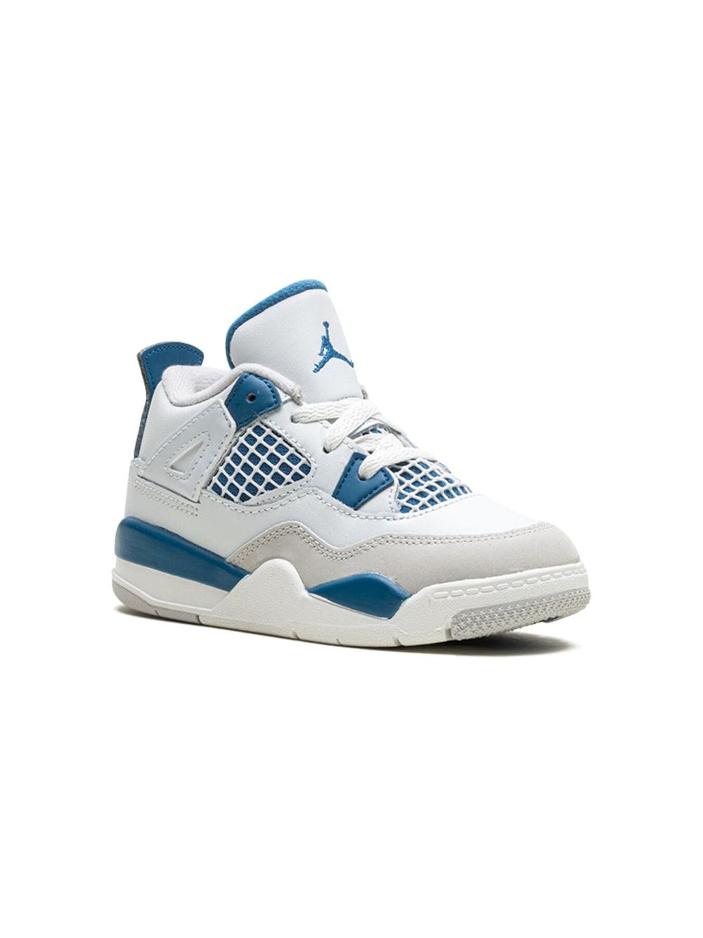 Jordan Kids Air Jordan 4 "Military Blue" sneakers - White von Jordan Kids