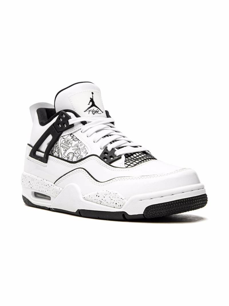 Jordan Kids Air Jordan 4 Retro "DIY" sneakers - White von Jordan Kids