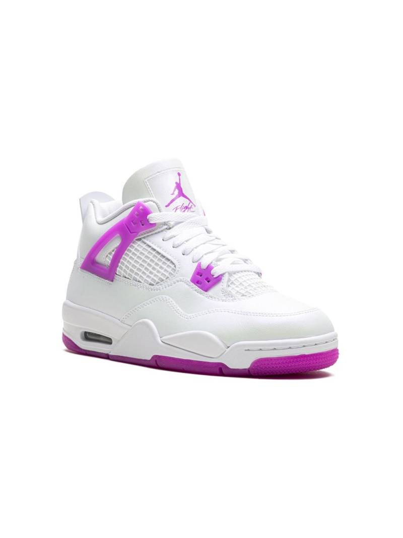 Jordan Kids Air Jordan 4 Retro "Hyper Violet" sneakers - White von Jordan Kids