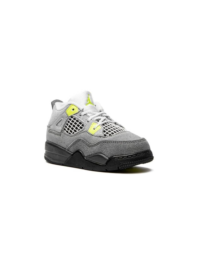 Jordan Kids Air Jordan 4 Retro SE "Neon" sneakers - Grey von Jordan Kids