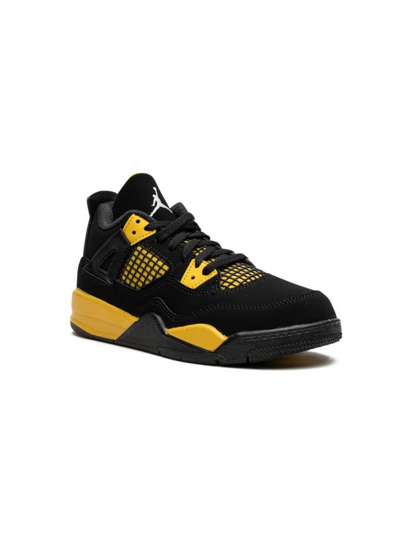 Jordan Kids Air Jordan 4 Retro "Thunder 2023" sneakers - Black von Jordan Kids