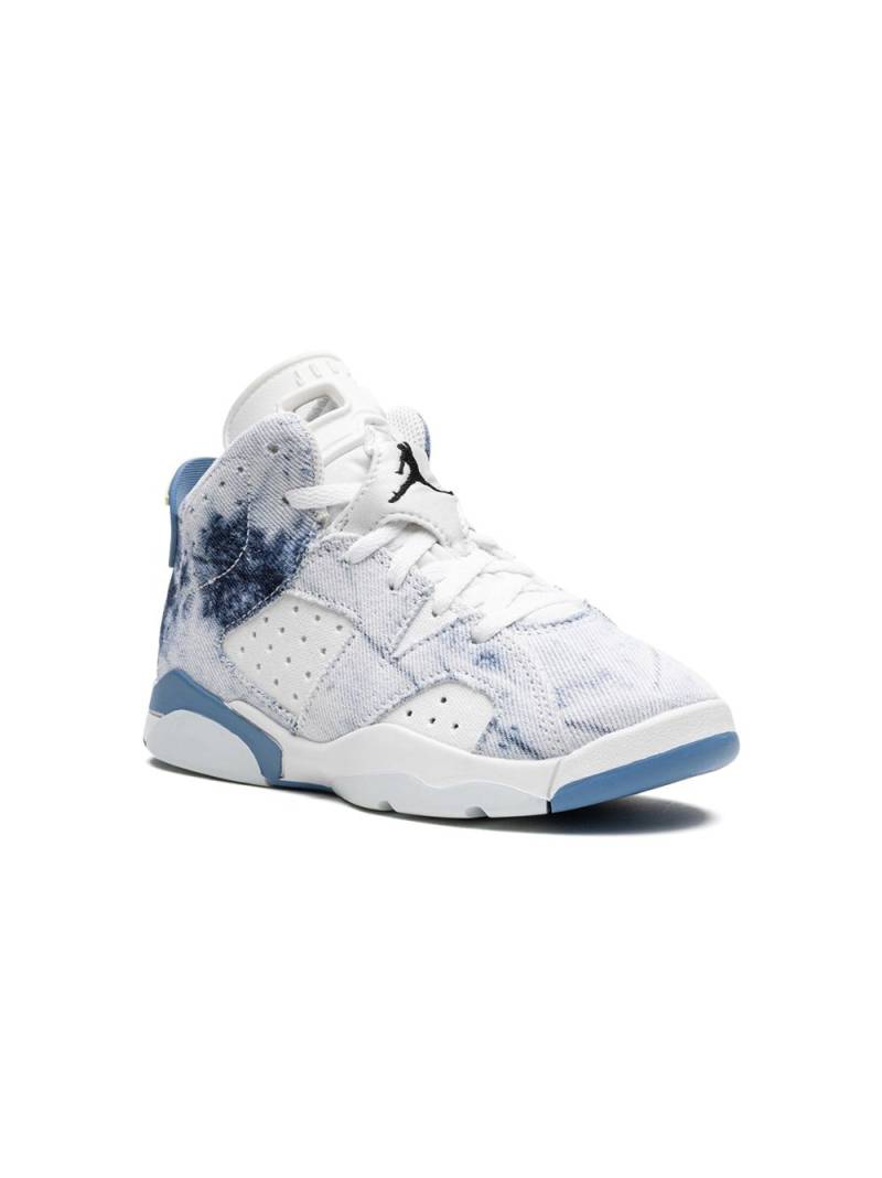 Jordan Kids Air Jordan 6 Retro "Washed Denim" sneakers - White von Jordan Kids