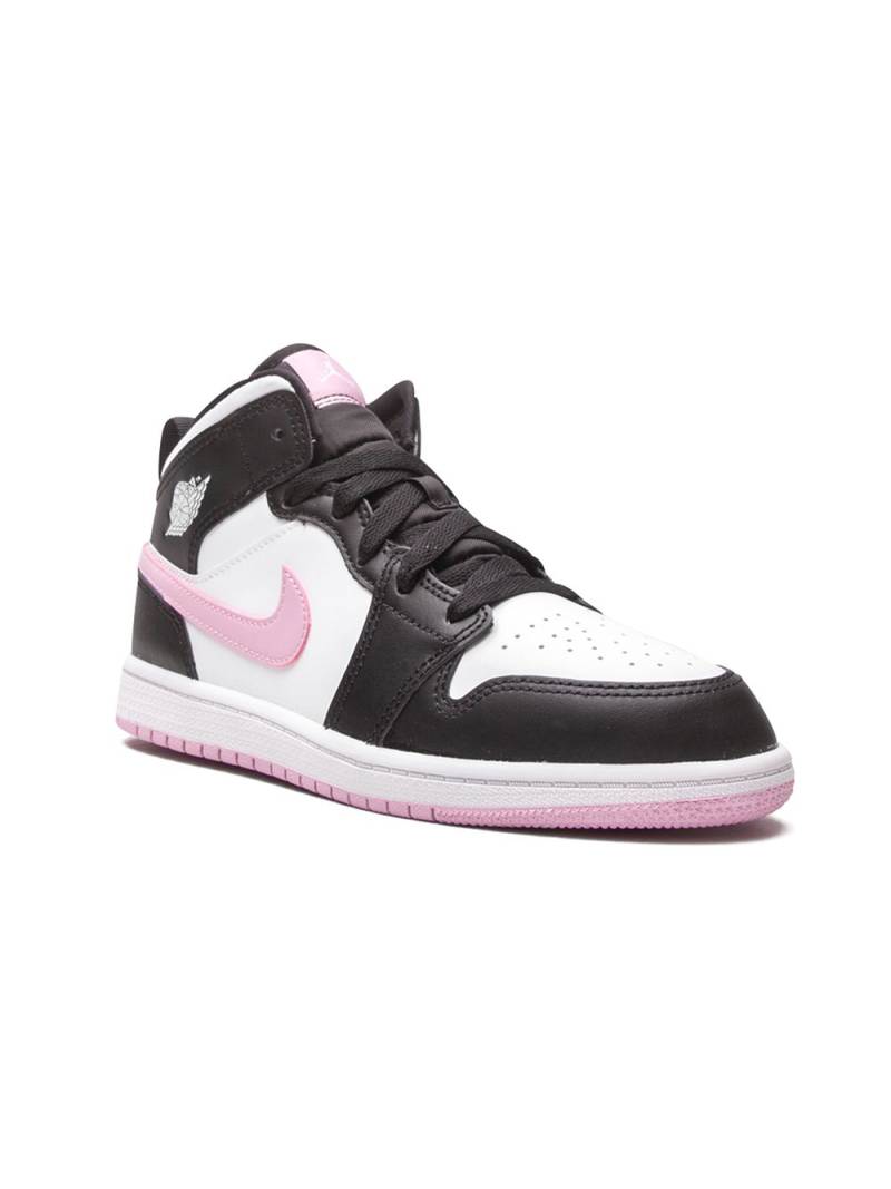 Jordan Kids Jordan 1 Mid "White/Light Arctic Pink/Black" sneakers von Jordan Kids