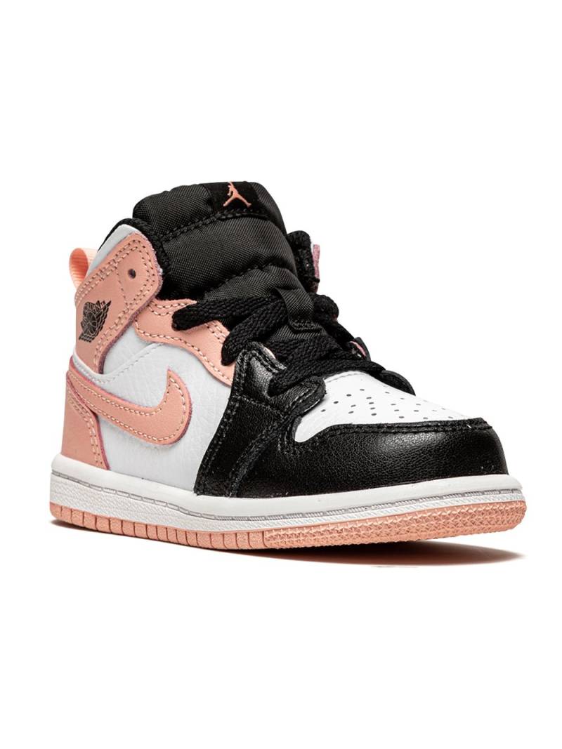 Jordan Kids Jordan 1 Mid "Arctic Orange" sneakers - White von Jordan Kids