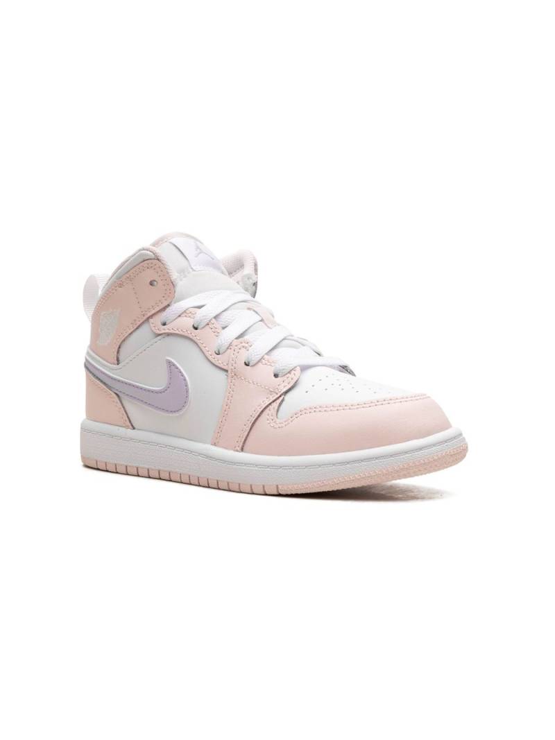 Jordan Kids Jordan 1 Mid "Pink Wash" sneakers von Jordan Kids