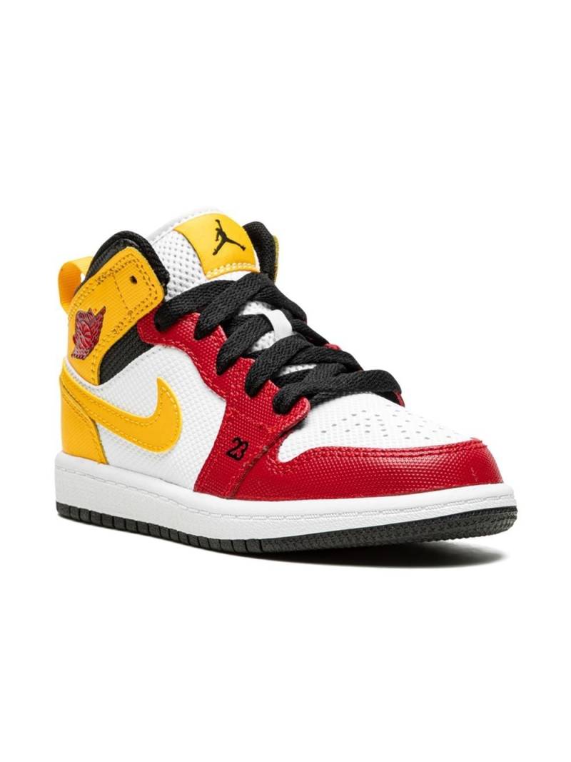 Jordan Kids Jordan 1 Mid SE "Motorsport" sneakers - White von Jordan Kids