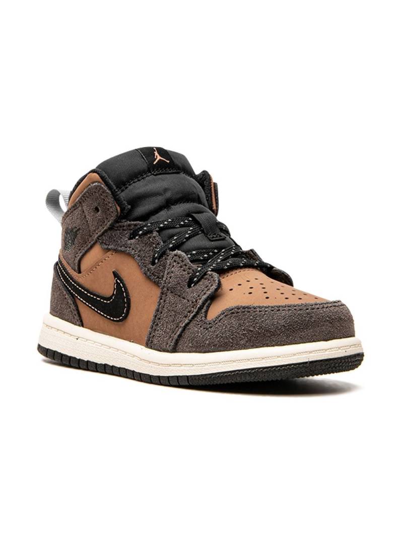 Jordan Kids Jordan 1 Mid SE sneakers - Brown von Jordan Kids