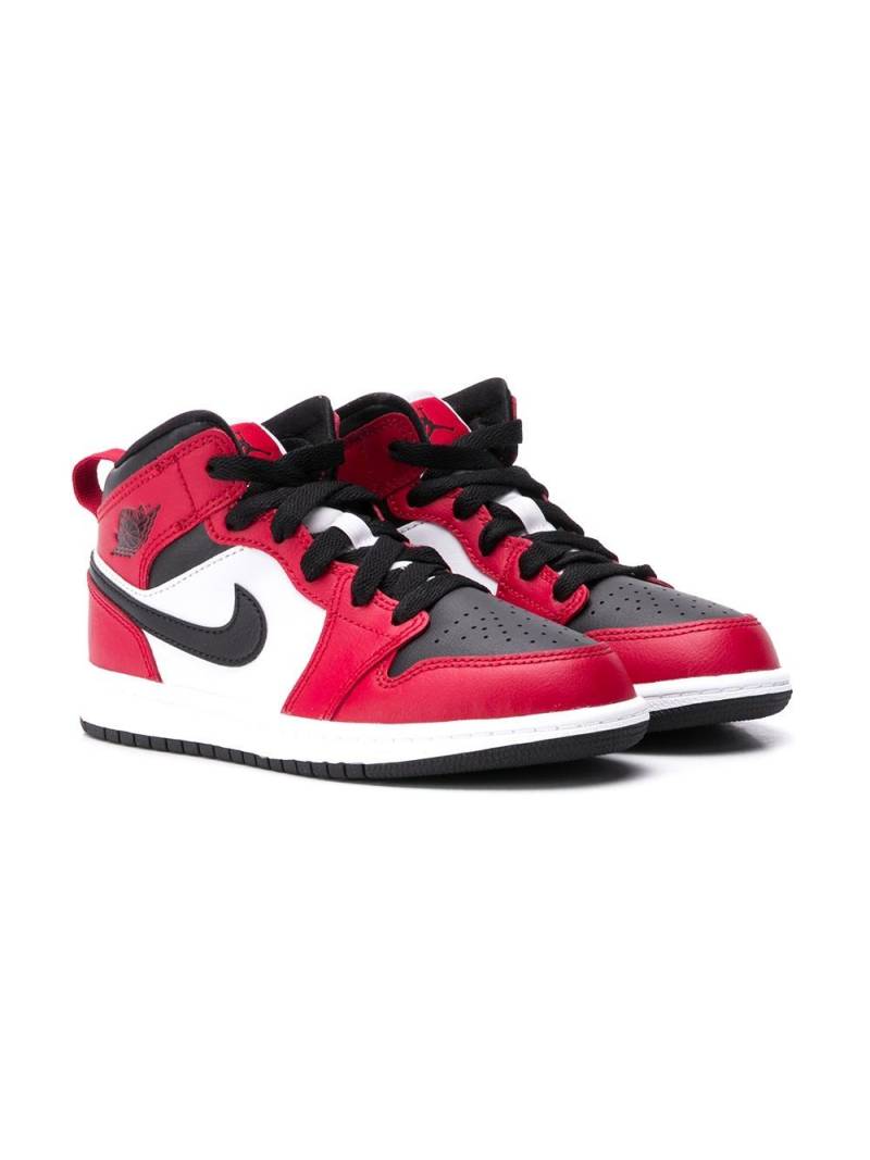 Jordan Kids Air Jordan 1 Mid "Chicago Black Toe" sneakers - Red von Jordan Kids