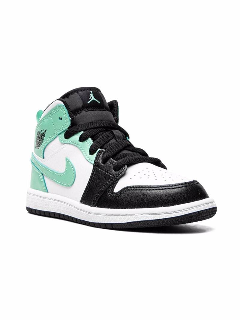 Jordan Kids Jordan 1 Mid "Tropical Twist" sneakers - White von Jordan Kids