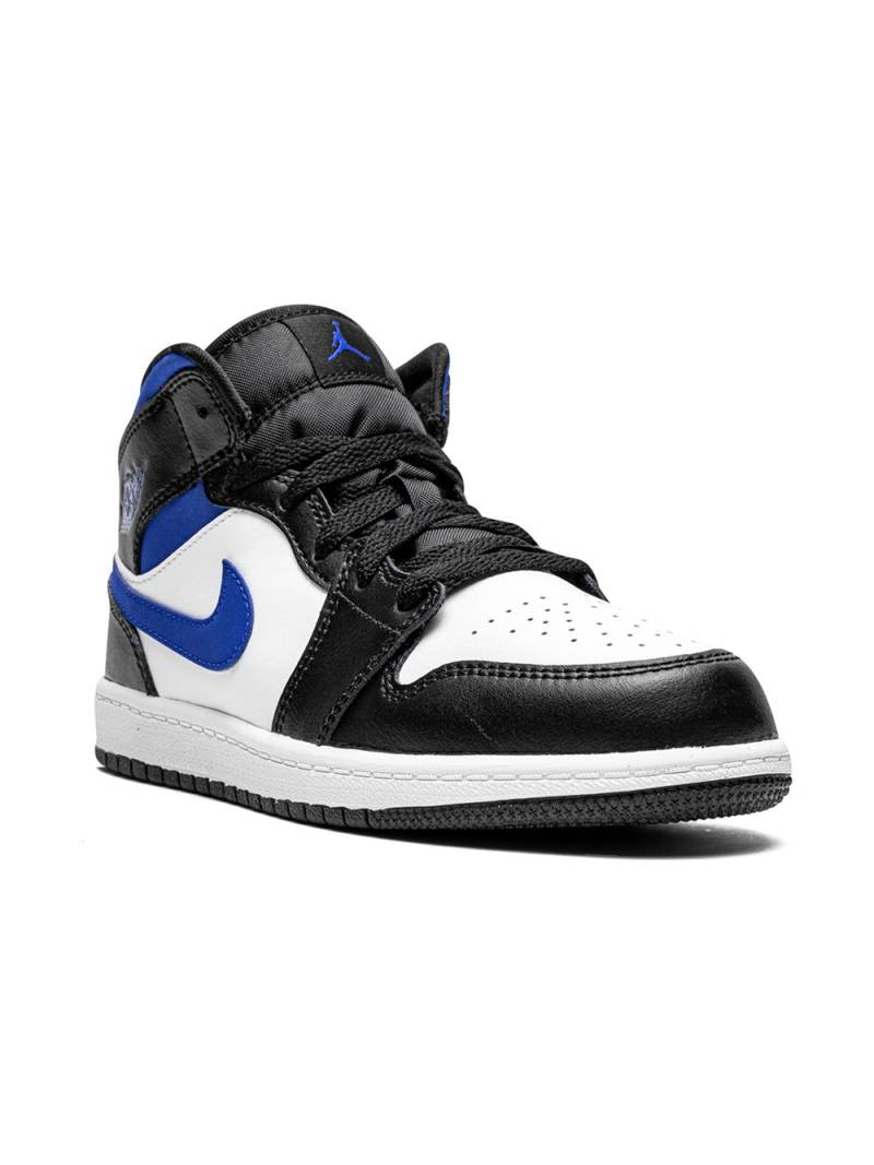 Jordan Kids Jordan 1 Mid "Black/White/ Racer Blue" sneakers von Jordan Kids