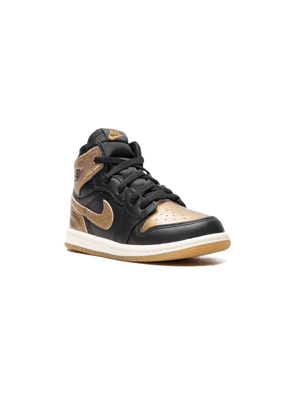 Jordan Kids Jordan 1 Retro High OG "Black/Metallic Gold" sneakers von Jordan Kids