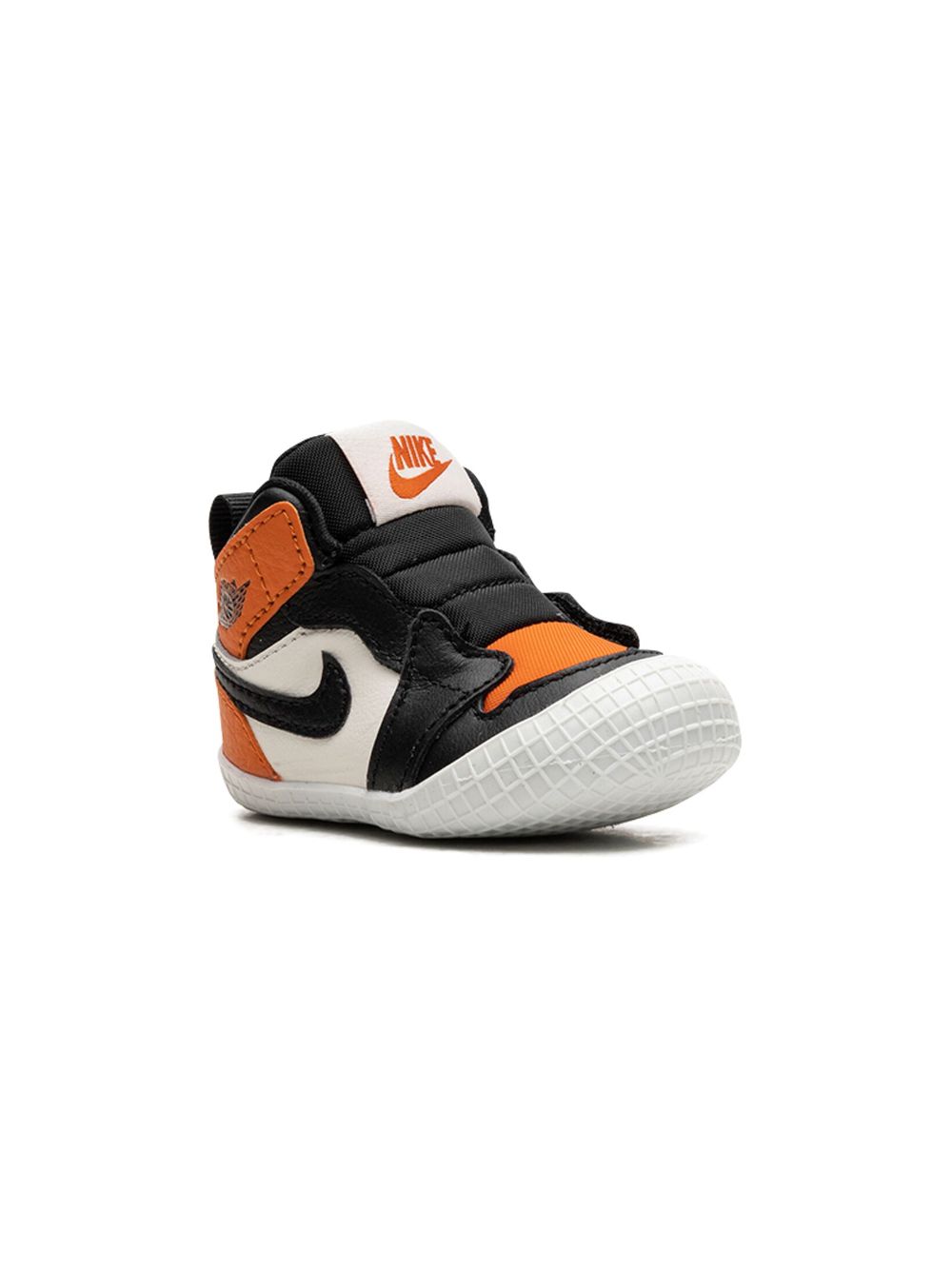 Jordan Kids Jordan 1 "Shattered Backboard" crib booties - Black von Jordan Kids