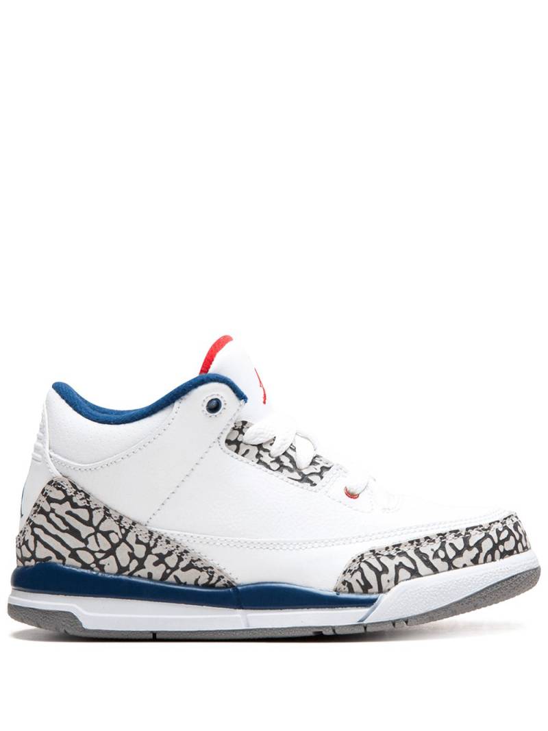 Jordan Kids Jordan 3 Retro BP "True Blue" sneakers - White von Jordan Kids