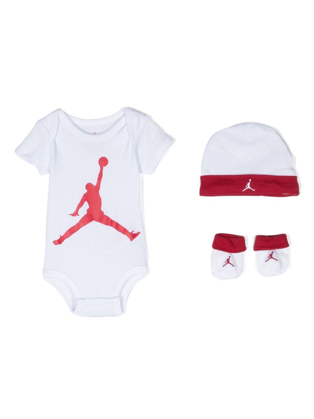 Jordan Kids Jumpman-print jersey body - White von Jordan Kids