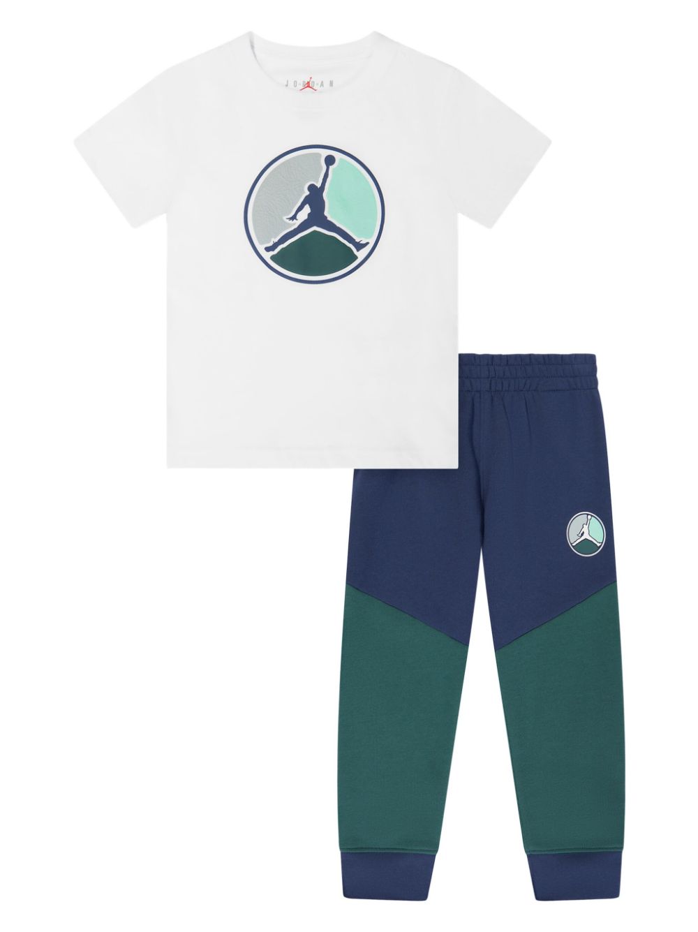 Jordan Kids Jumpman-print trouser set - White von Jordan Kids