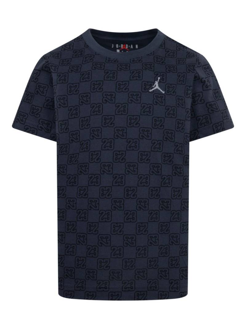 Jordan Kids logo-print T-shirt - Black von Jordan Kids